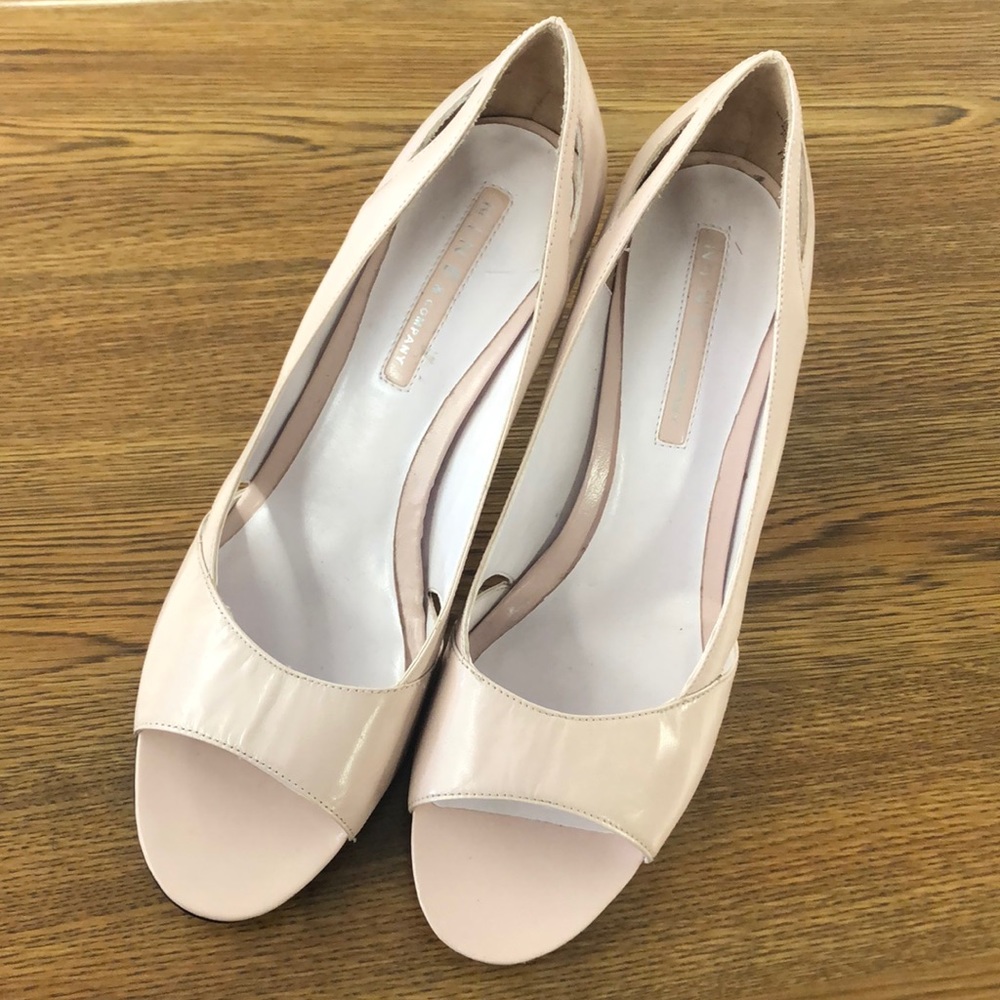 NINE WEST PINK SANDALS PUMPS 11M